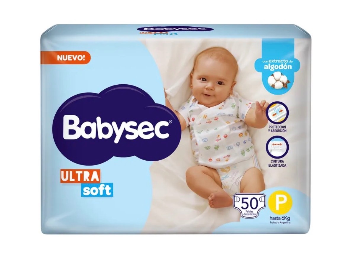 Babysec ultra soft 50 unidades