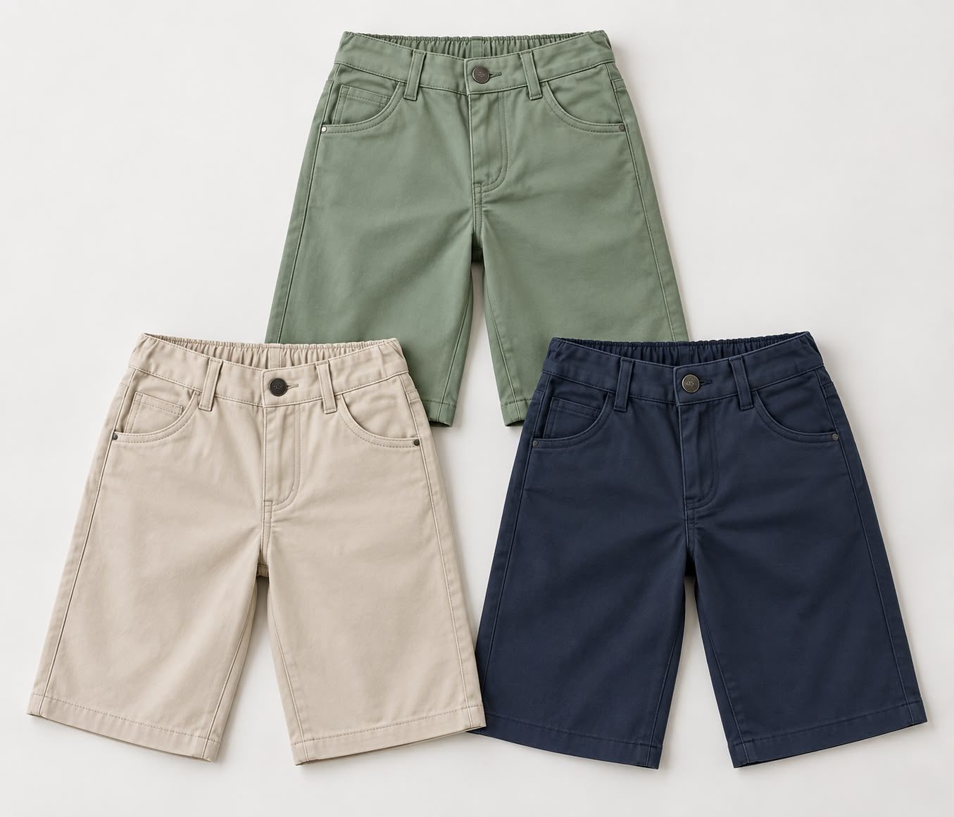 Bermuda de gabardina premium