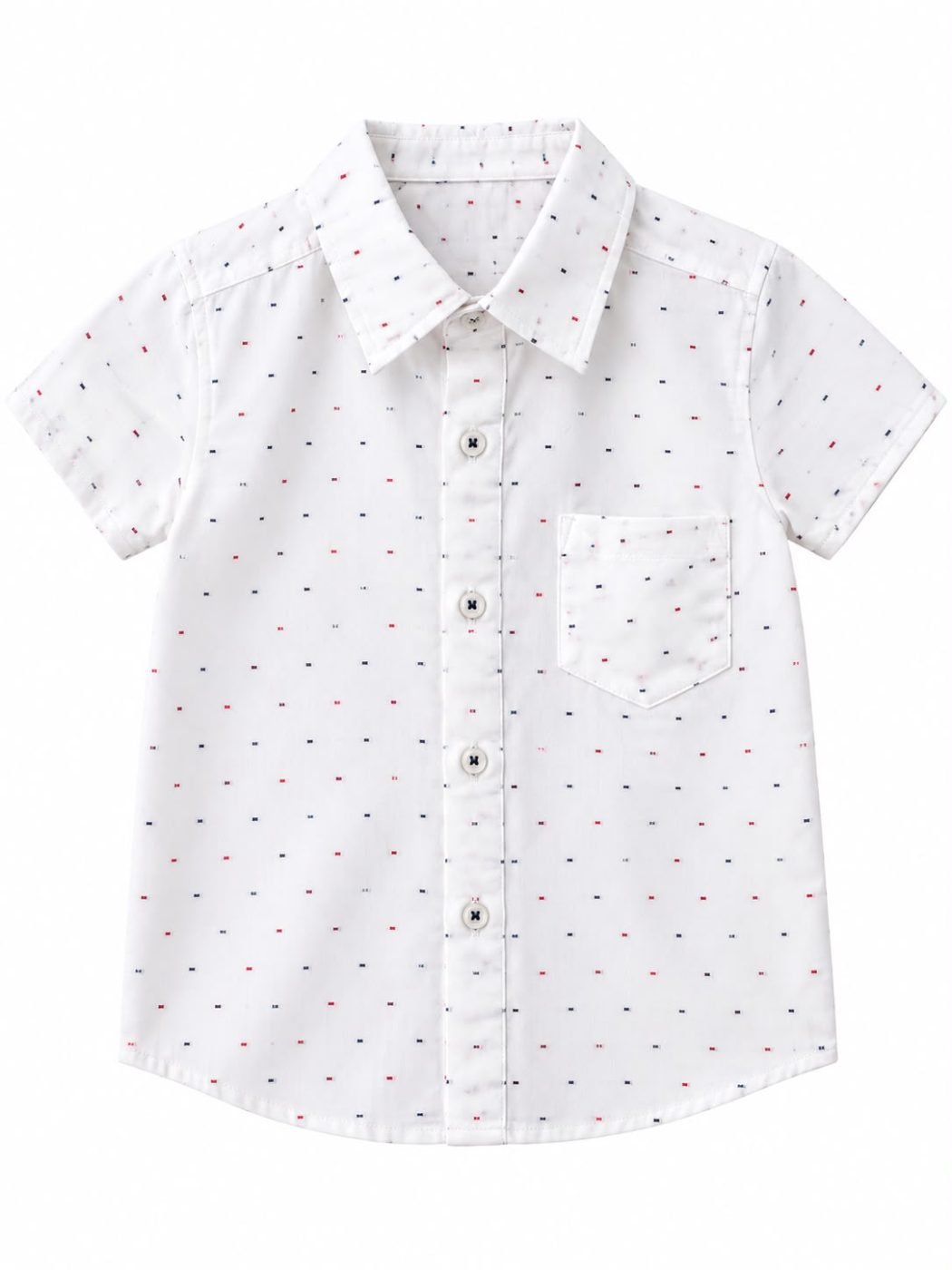 Camisa de puntitos bordados