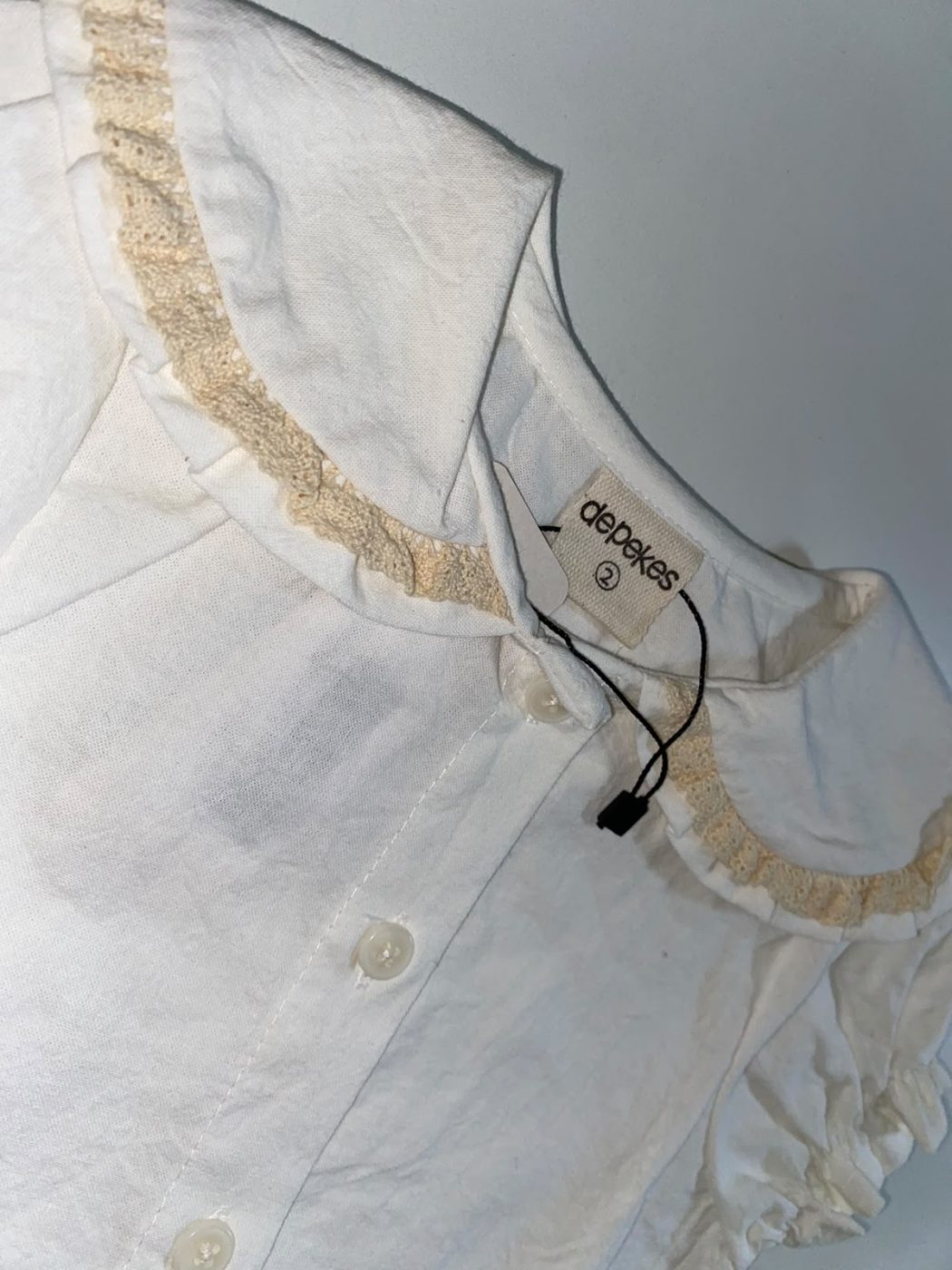 camisa de tusor con cuello