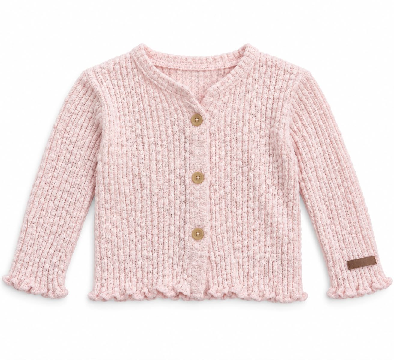 Campera de hilo de algodón rosa