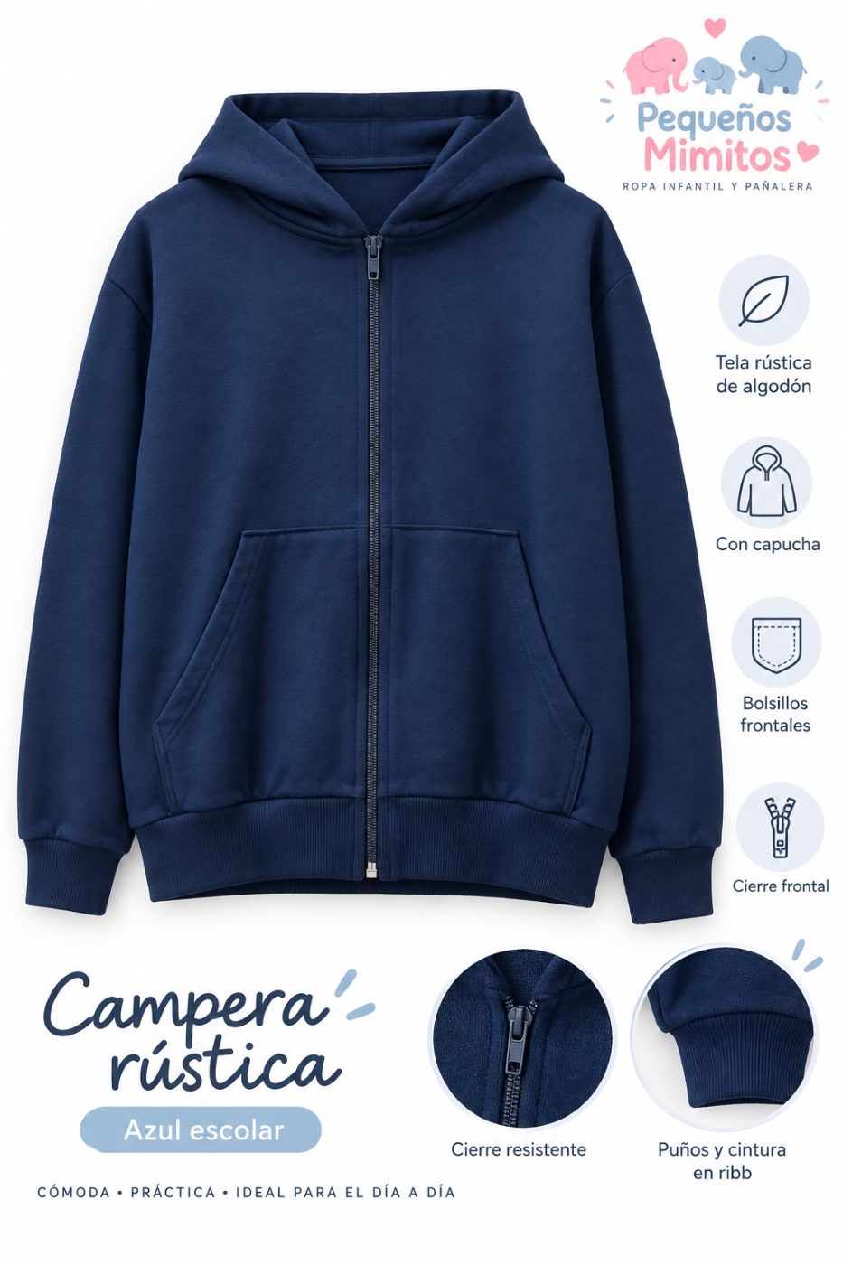Campera rústica escolar