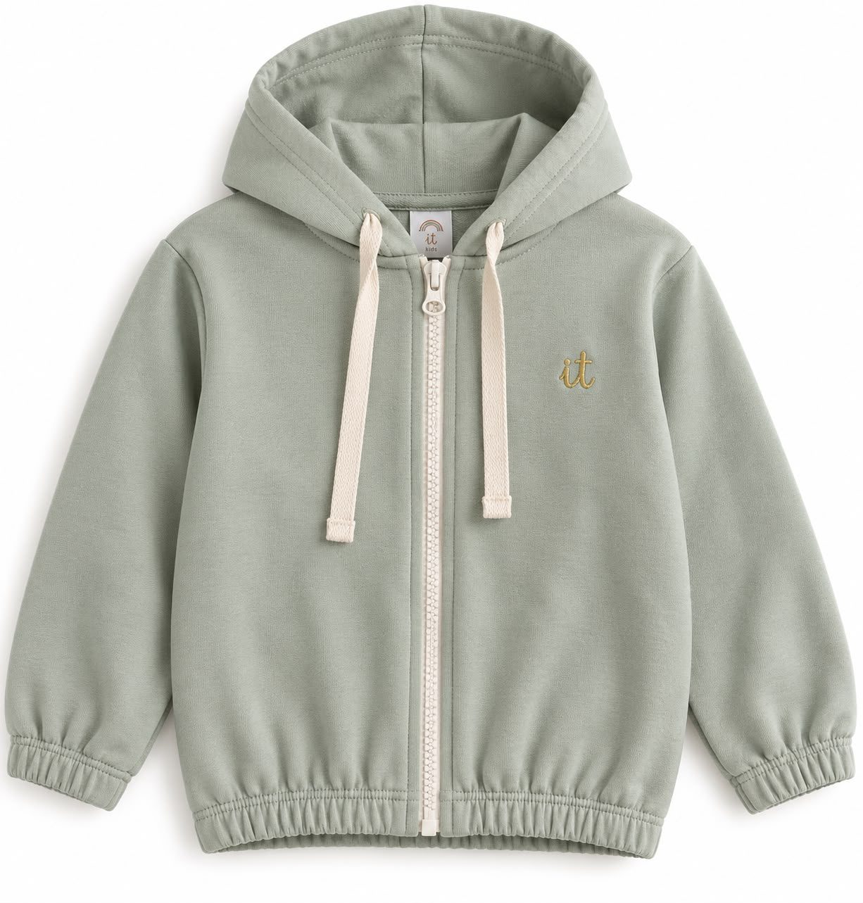 Campera rústica verde seco
