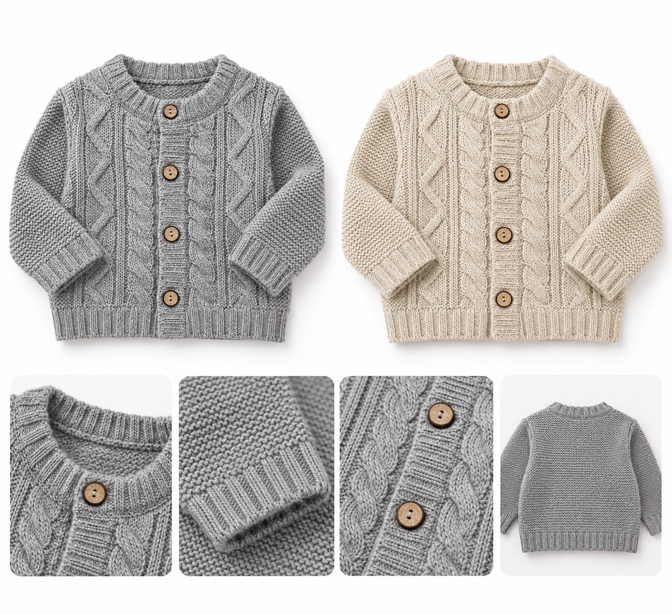 Campera tejida mini bebe