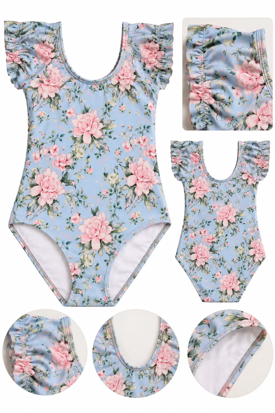 malla catalina con flores