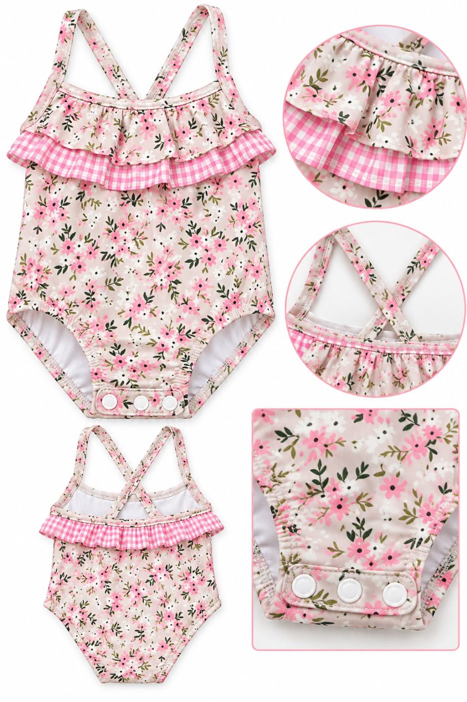 Malla florcitas con brochecitos