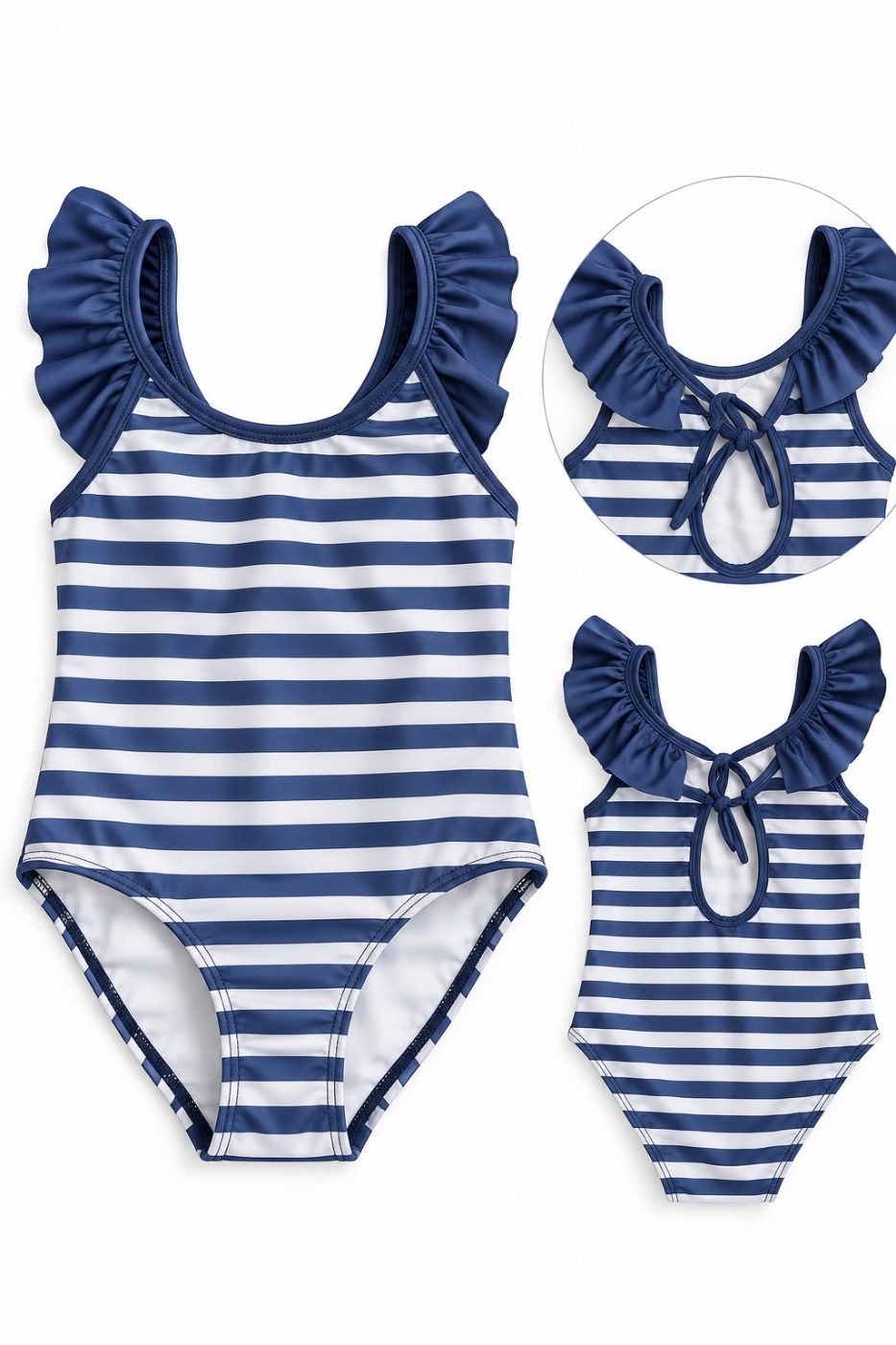 Malla marinera azul con blanco