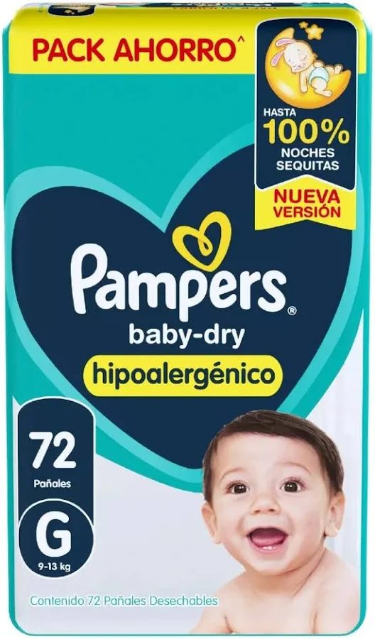 Pampers Baby-Dry M(72)