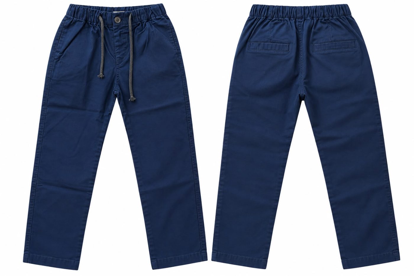 Pantalón de garbardina con cordón