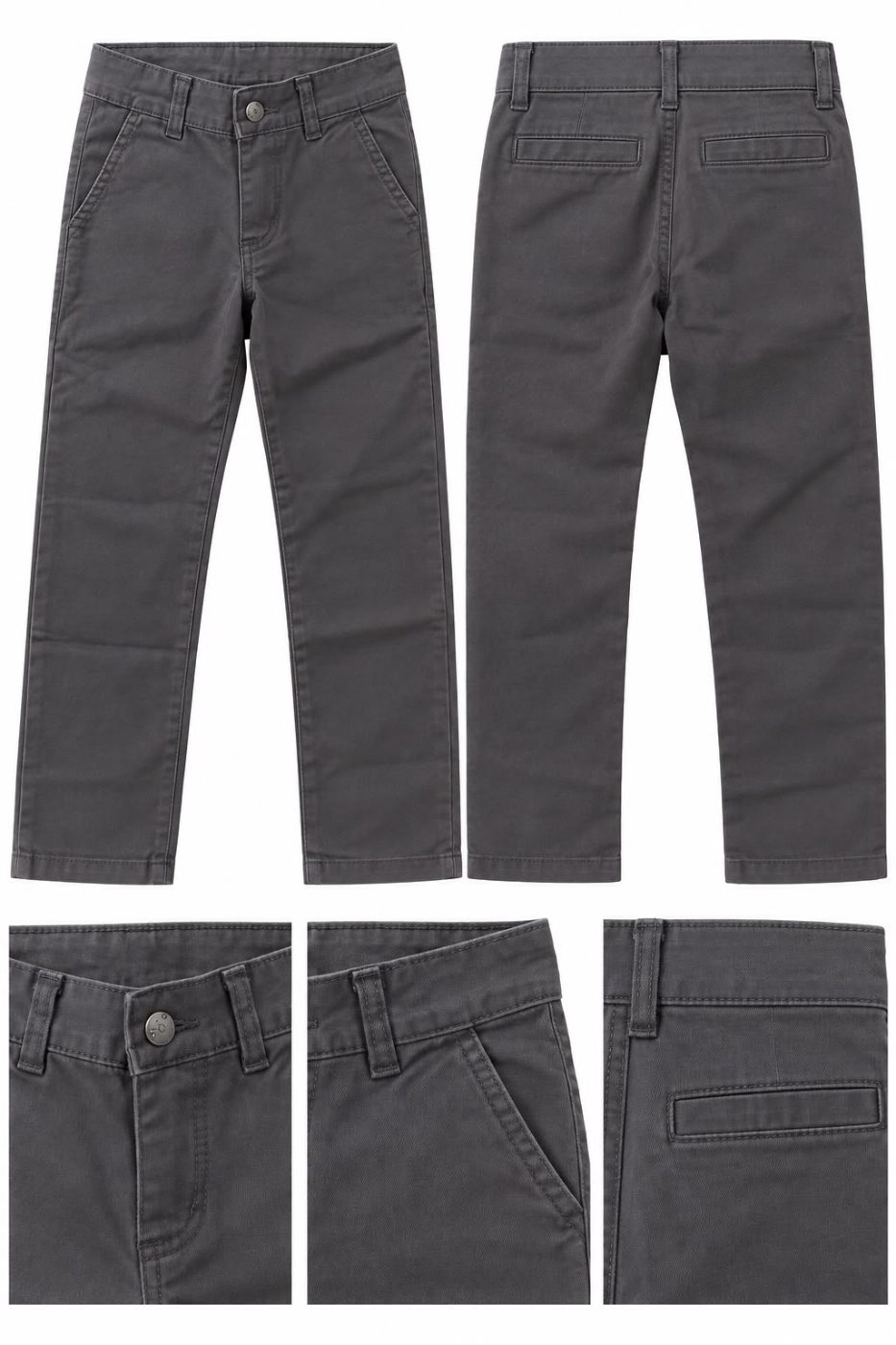 Pantalon escolar gris