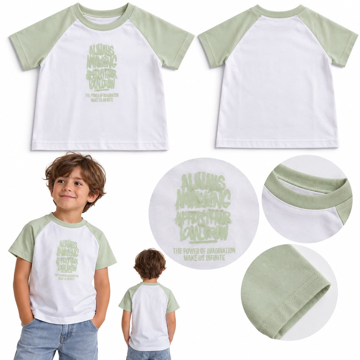 Remera amazing combinada