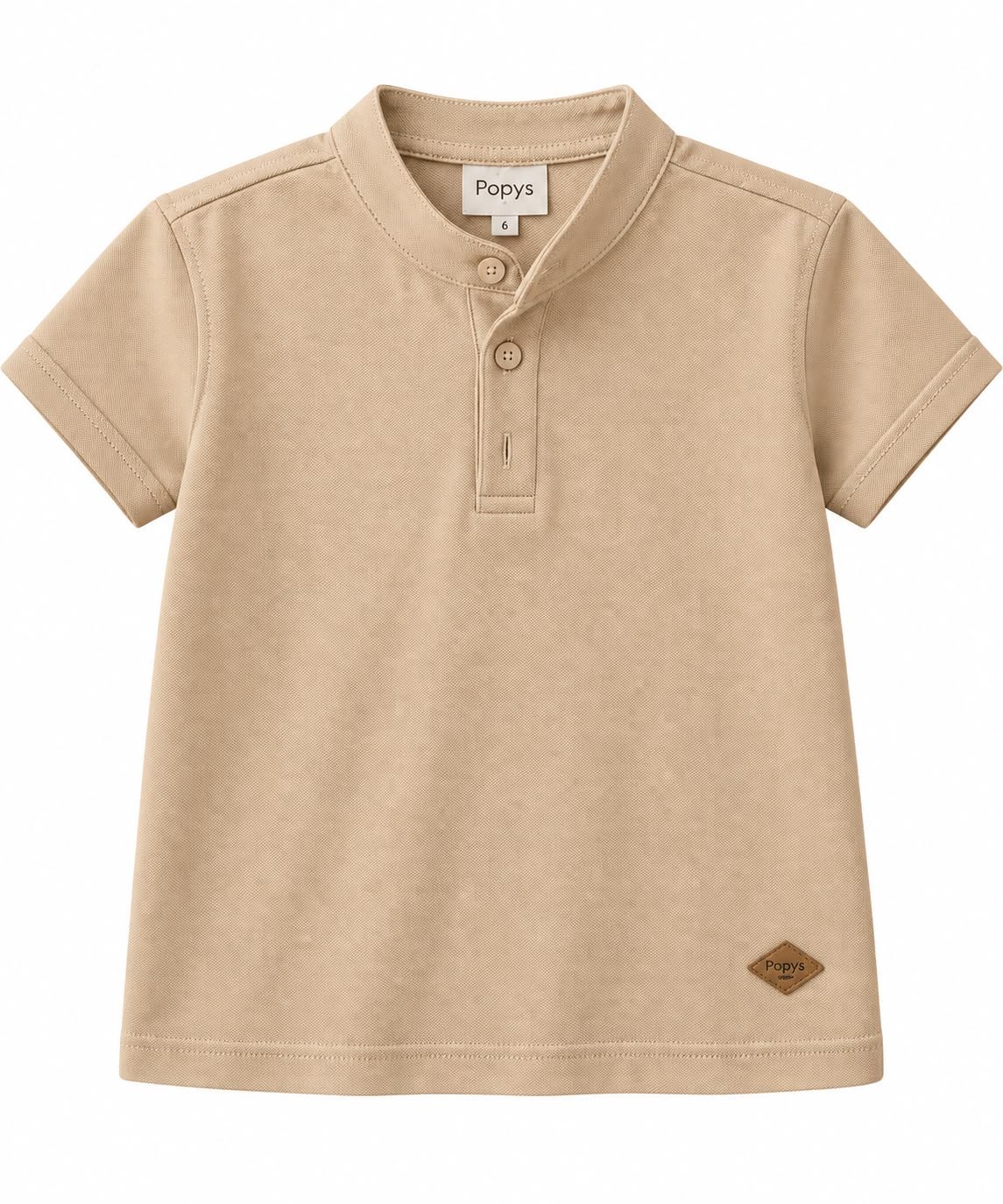 Remera mao de piqué marrón