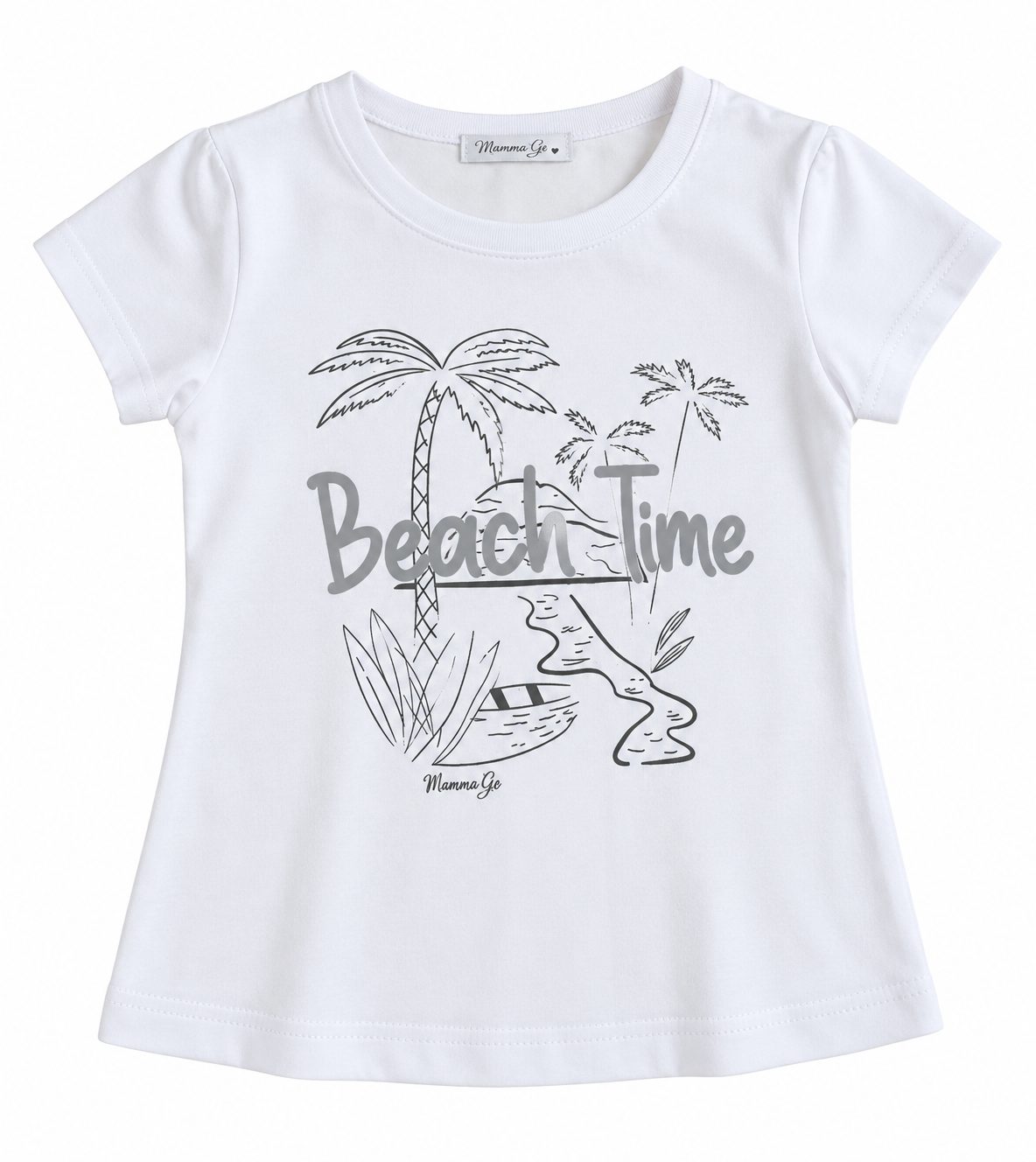 Remera Palms blanca