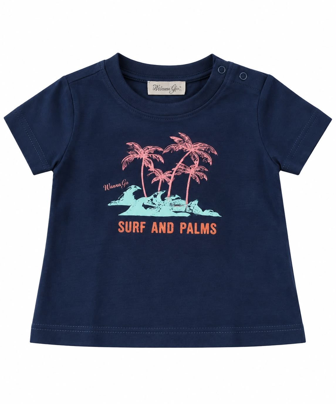 Remera surf and palms