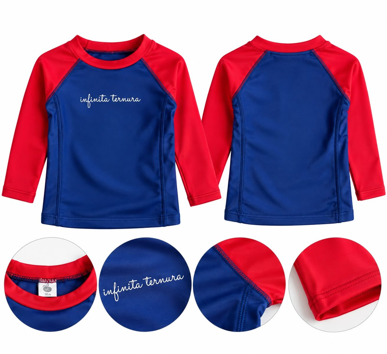 Remera UV combinada