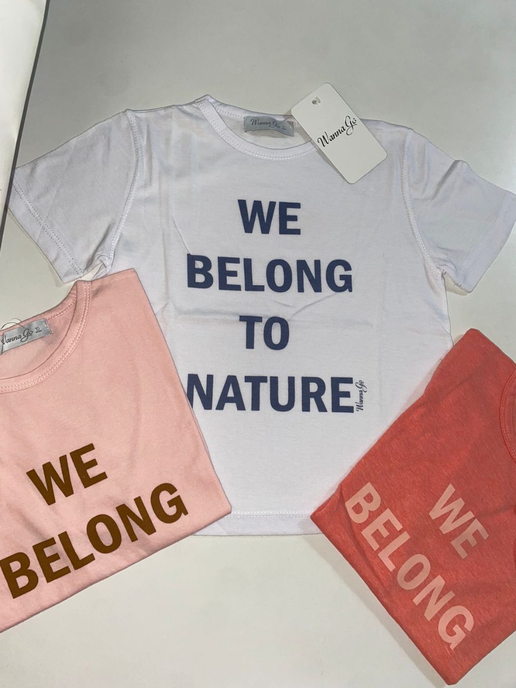 Remera We belong to nature