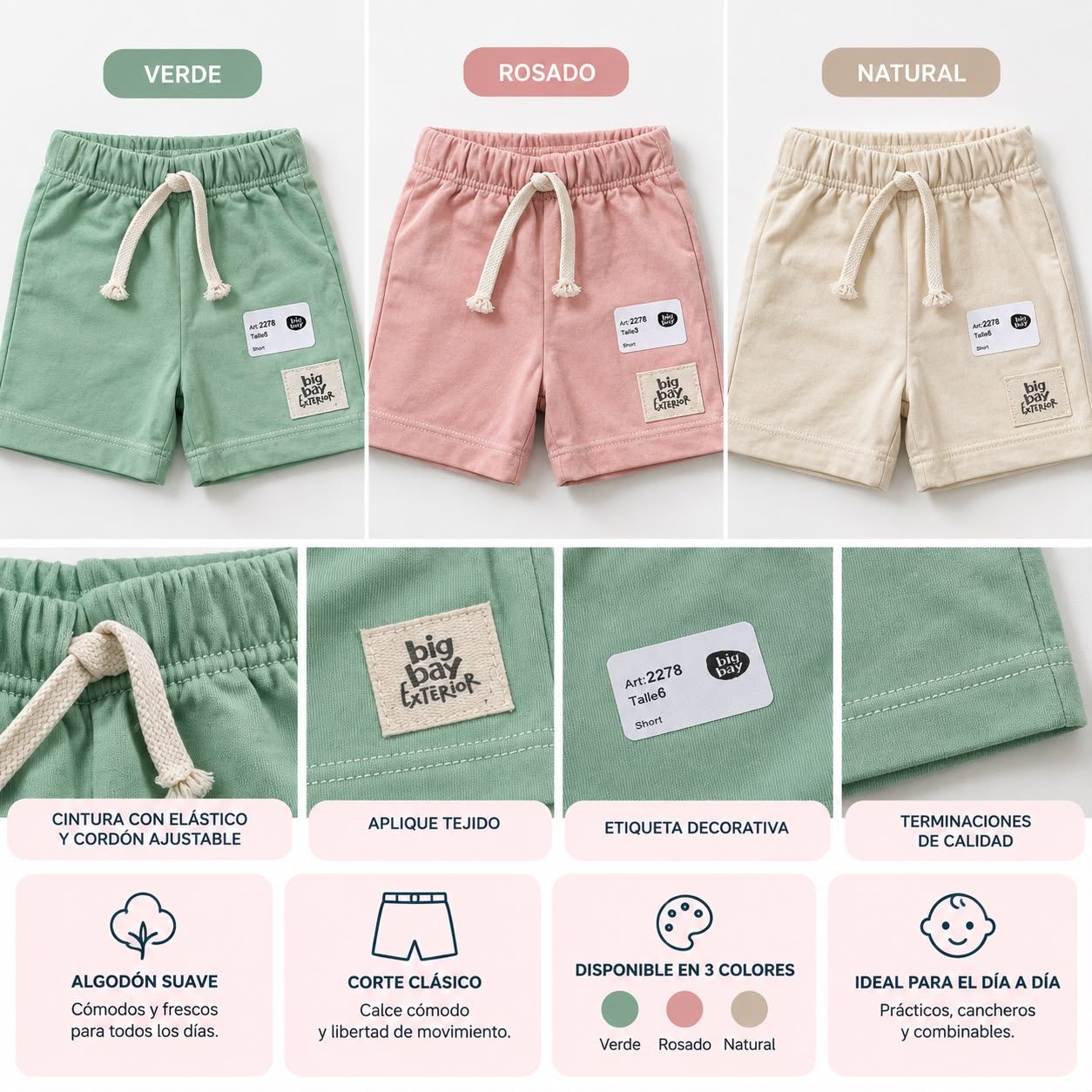 Short de algodon
