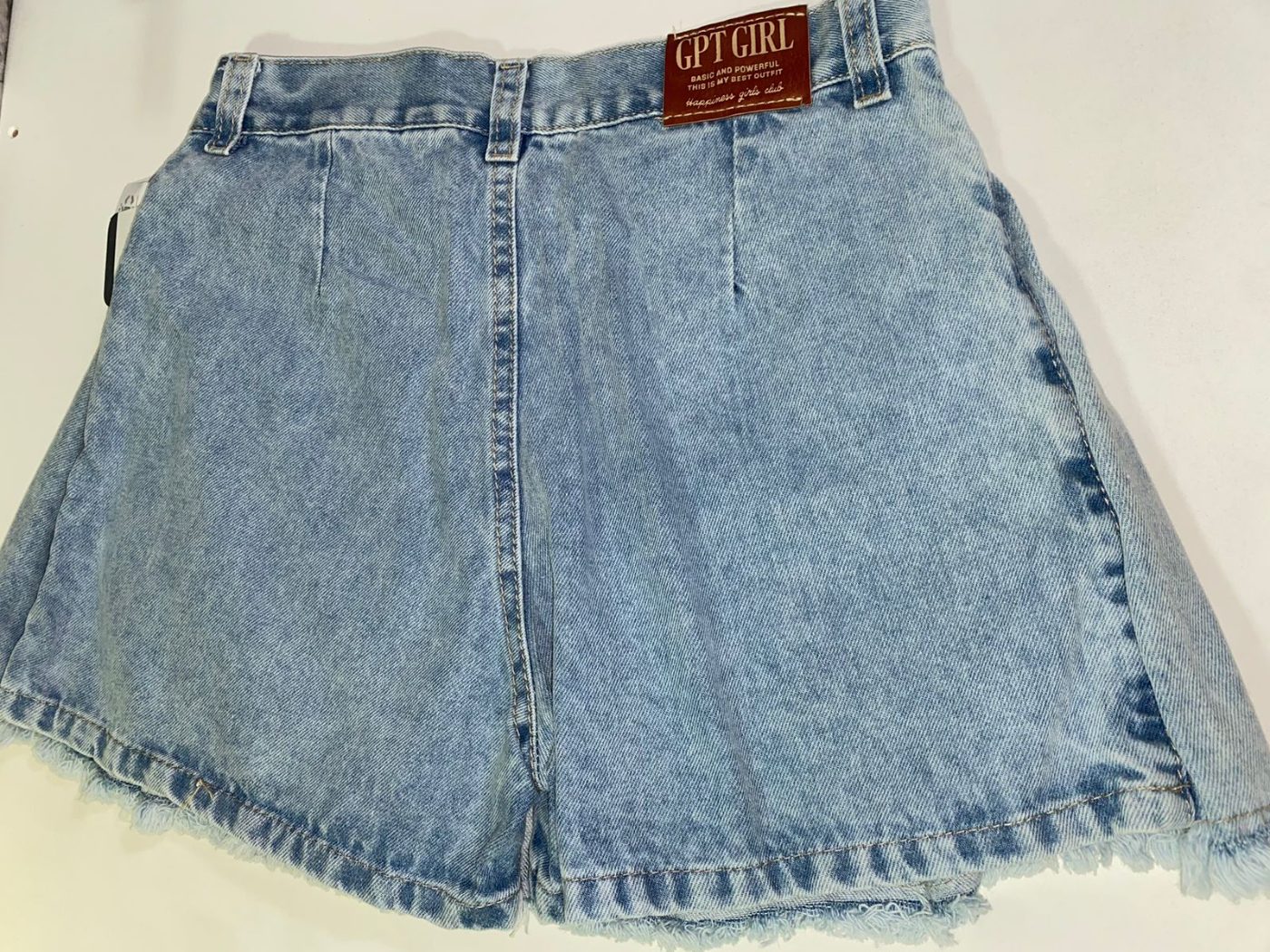 Short pollera de jean