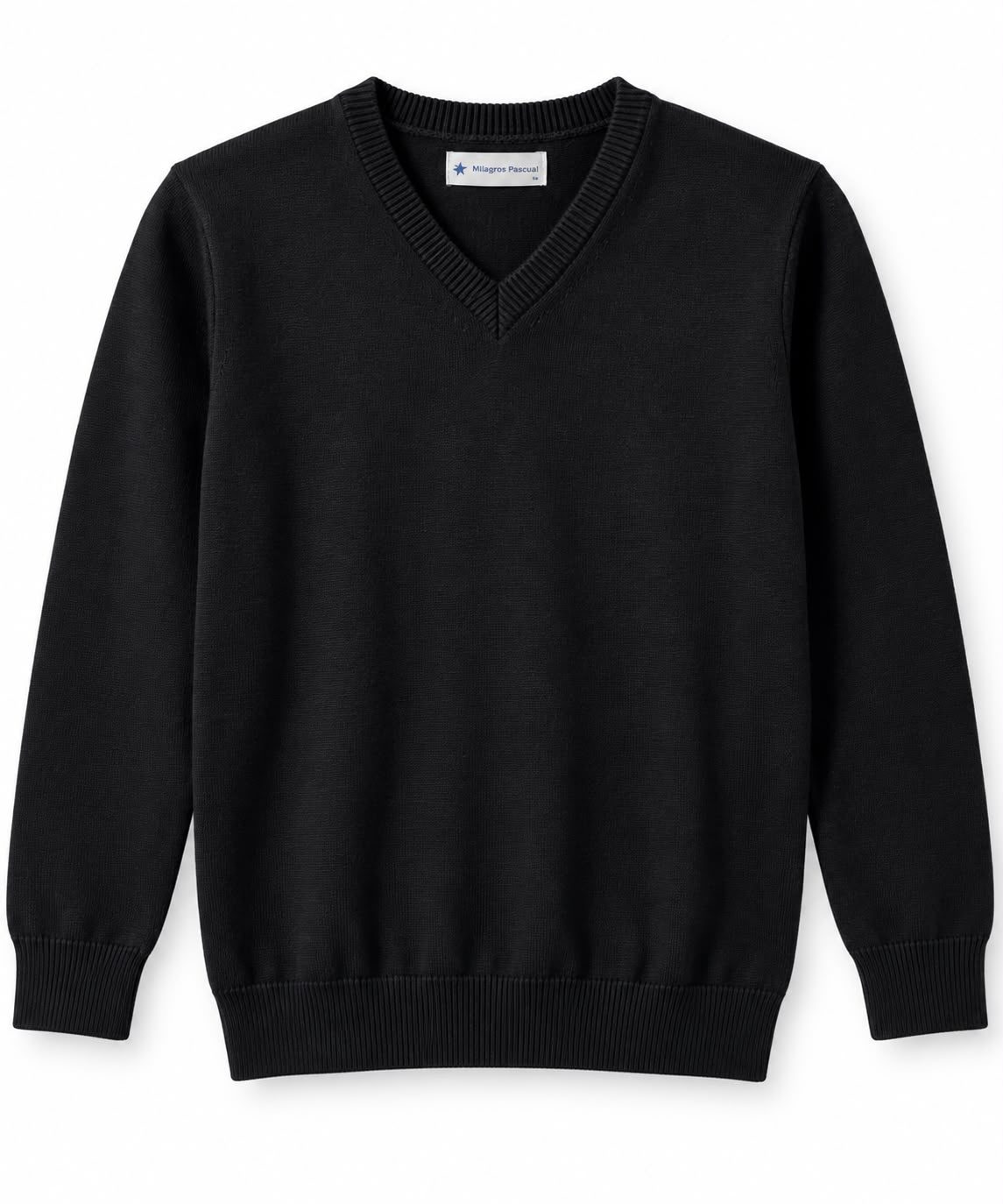 Sweater de hilo negro