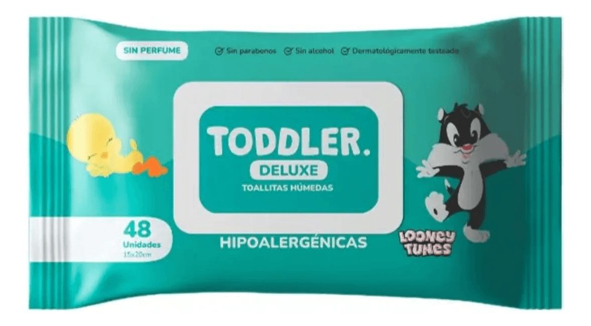 Toddler Toallitas Húmedas verdes s/perfume (x48)