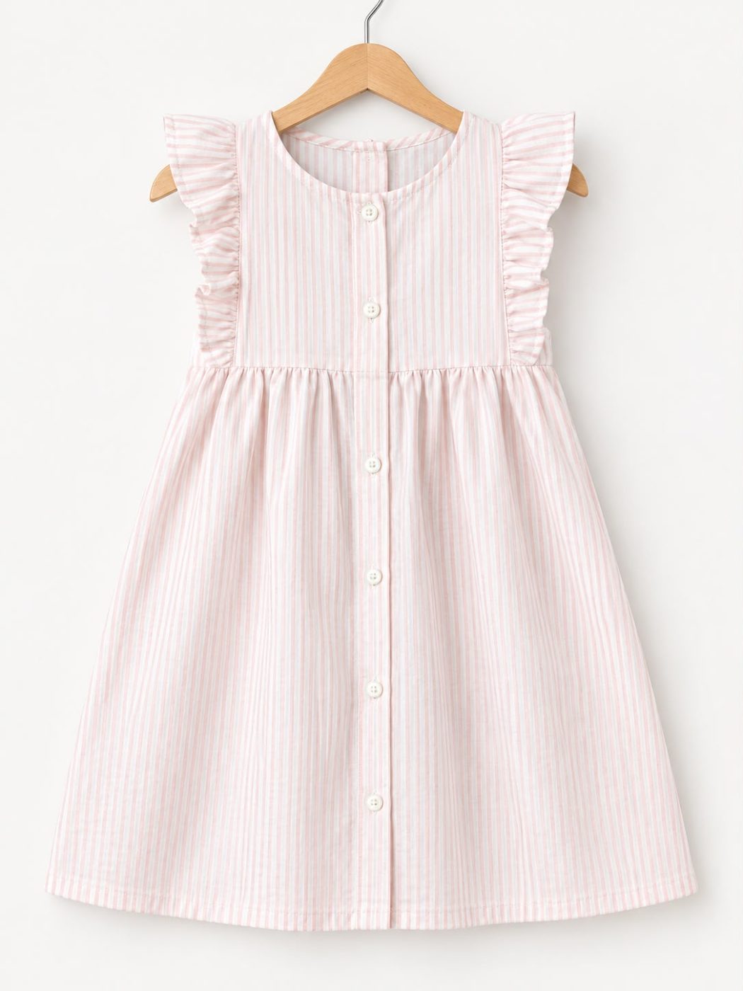 Vestido de lino a rayas
