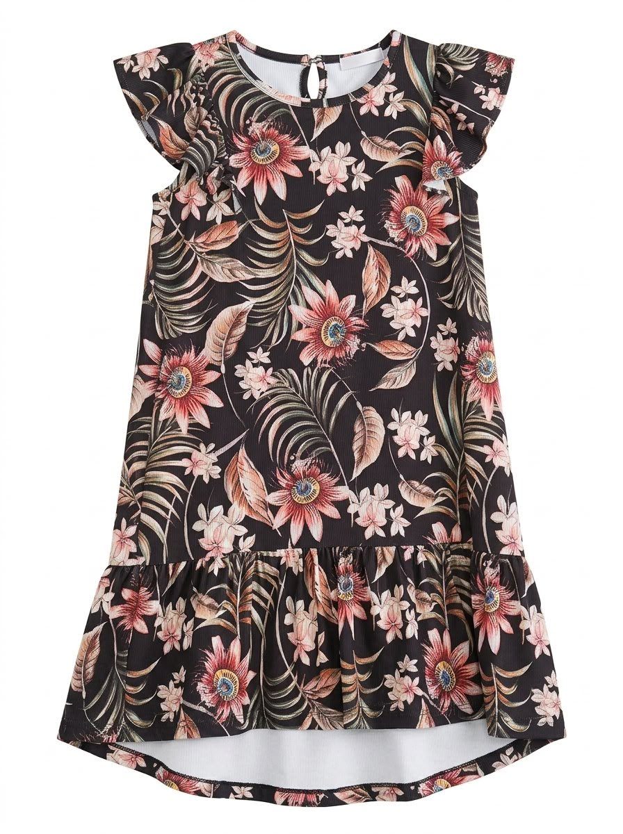 Vestido de microfibra y morley
